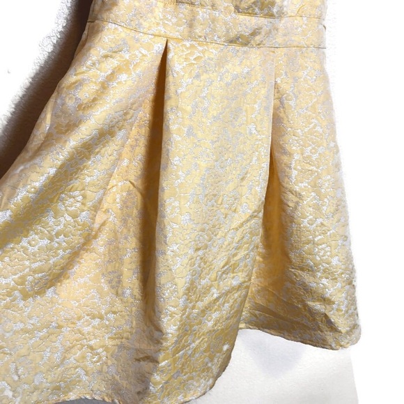 Disney Beauty and the Beast Princess Raffle Golden Embroidered Dress - Picture 6 of 7